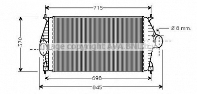 AVA QUALITY COOLING cn4130 -  Интеркулер